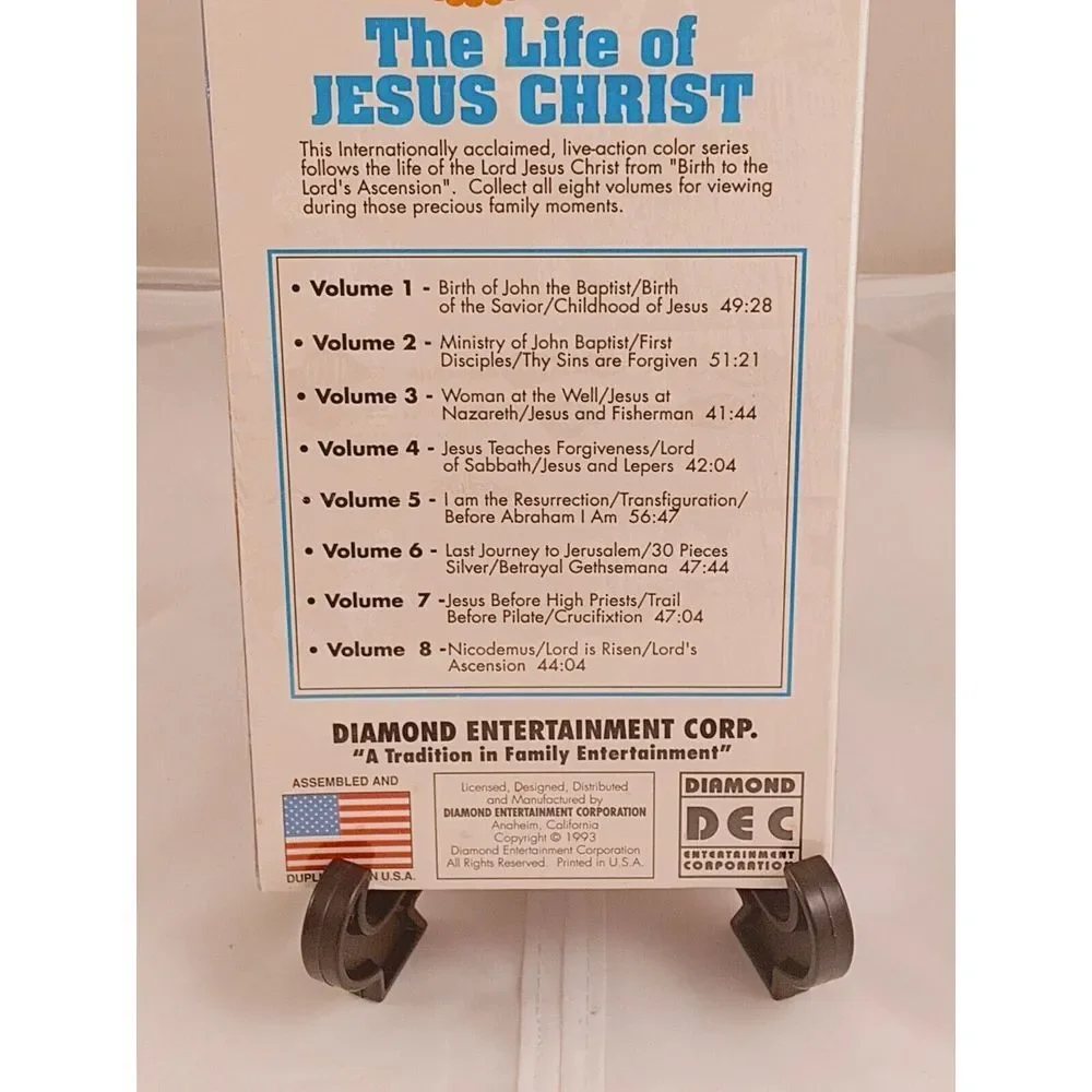 The Life of Jesus Christ Volume‎ 2 VHS Video Tape Christian John the Baptist